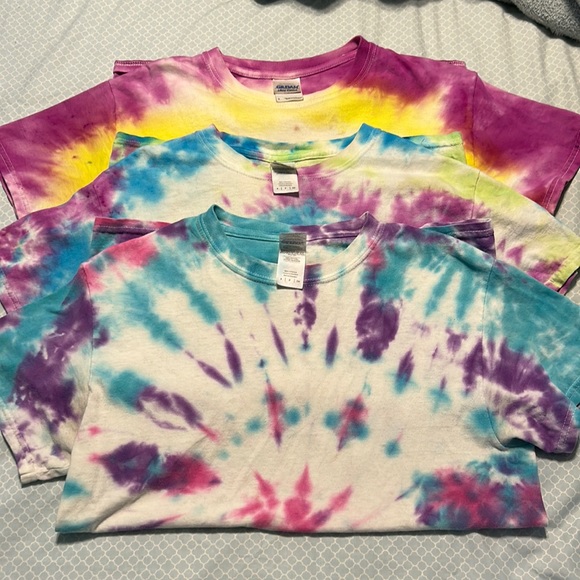 Tops - Tie Dye Bundle of 3 shirts